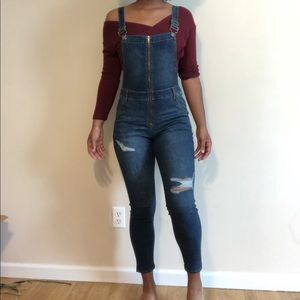 Forever 21 Jean Overalls